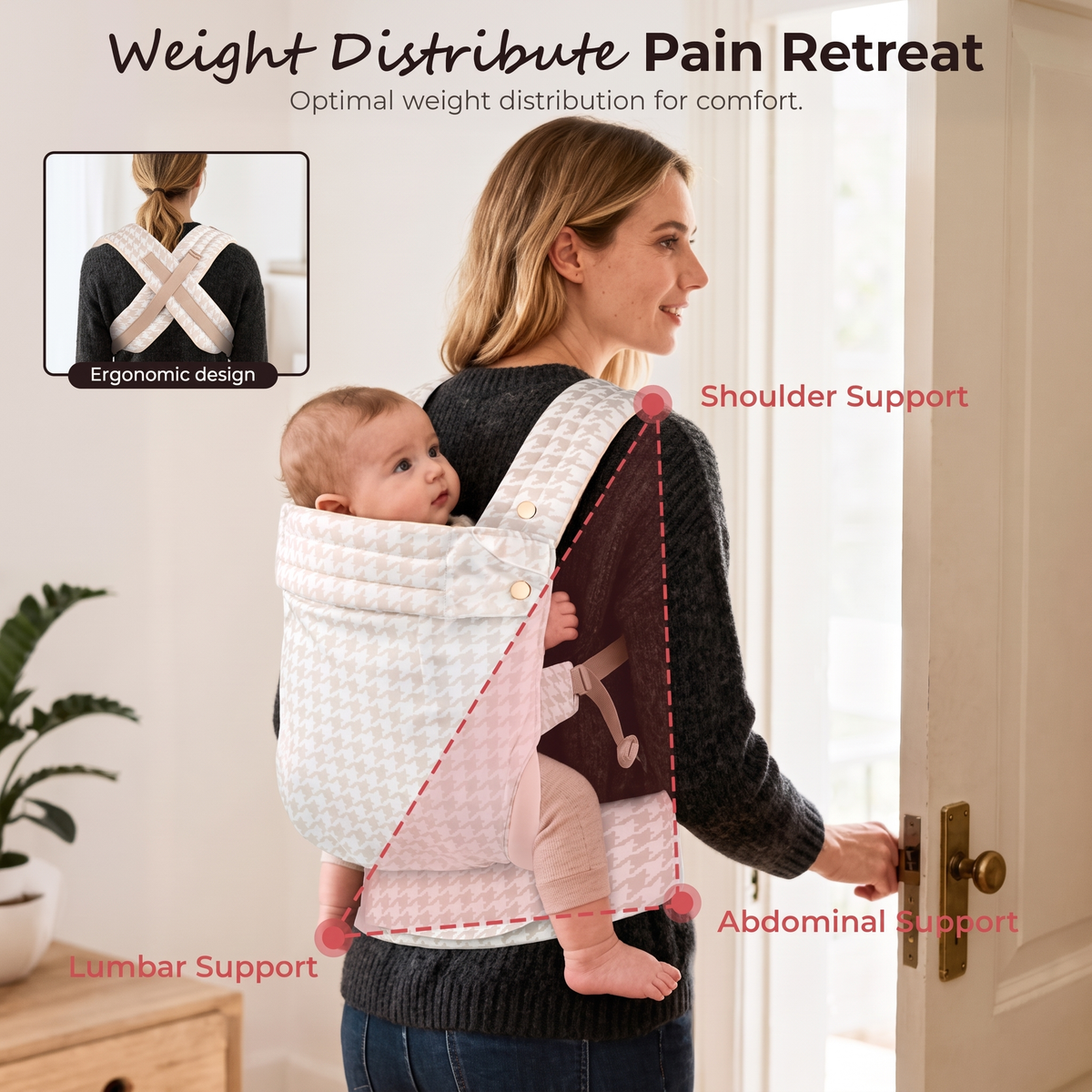 Ergonomic Hip-Support Baby Carrier