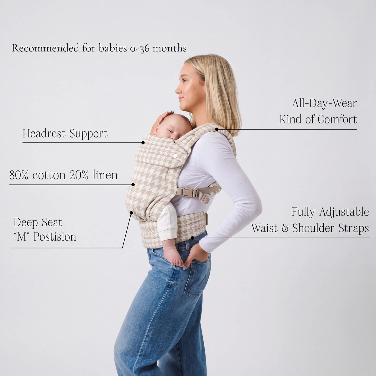 Ergonomic Hip-Support Baby Carrier